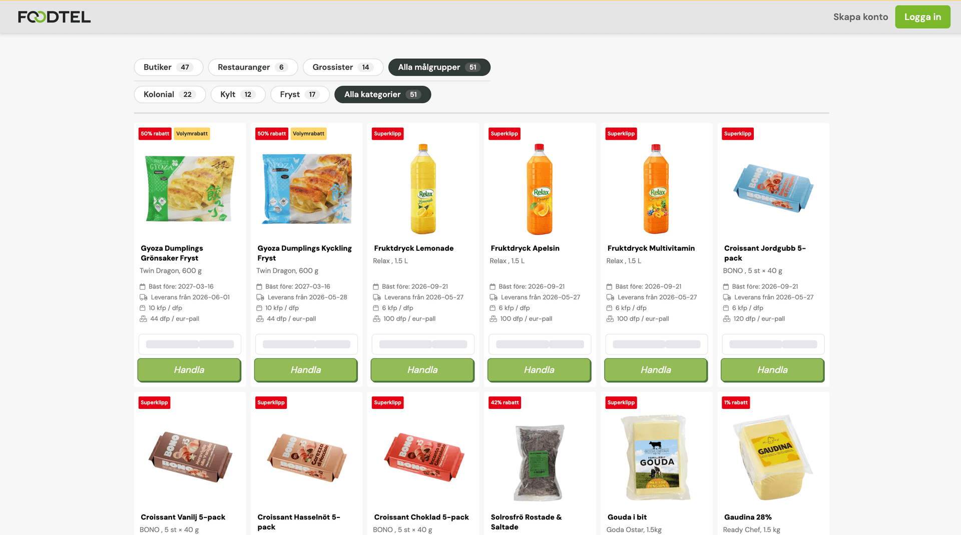 Foodtel Marketplace