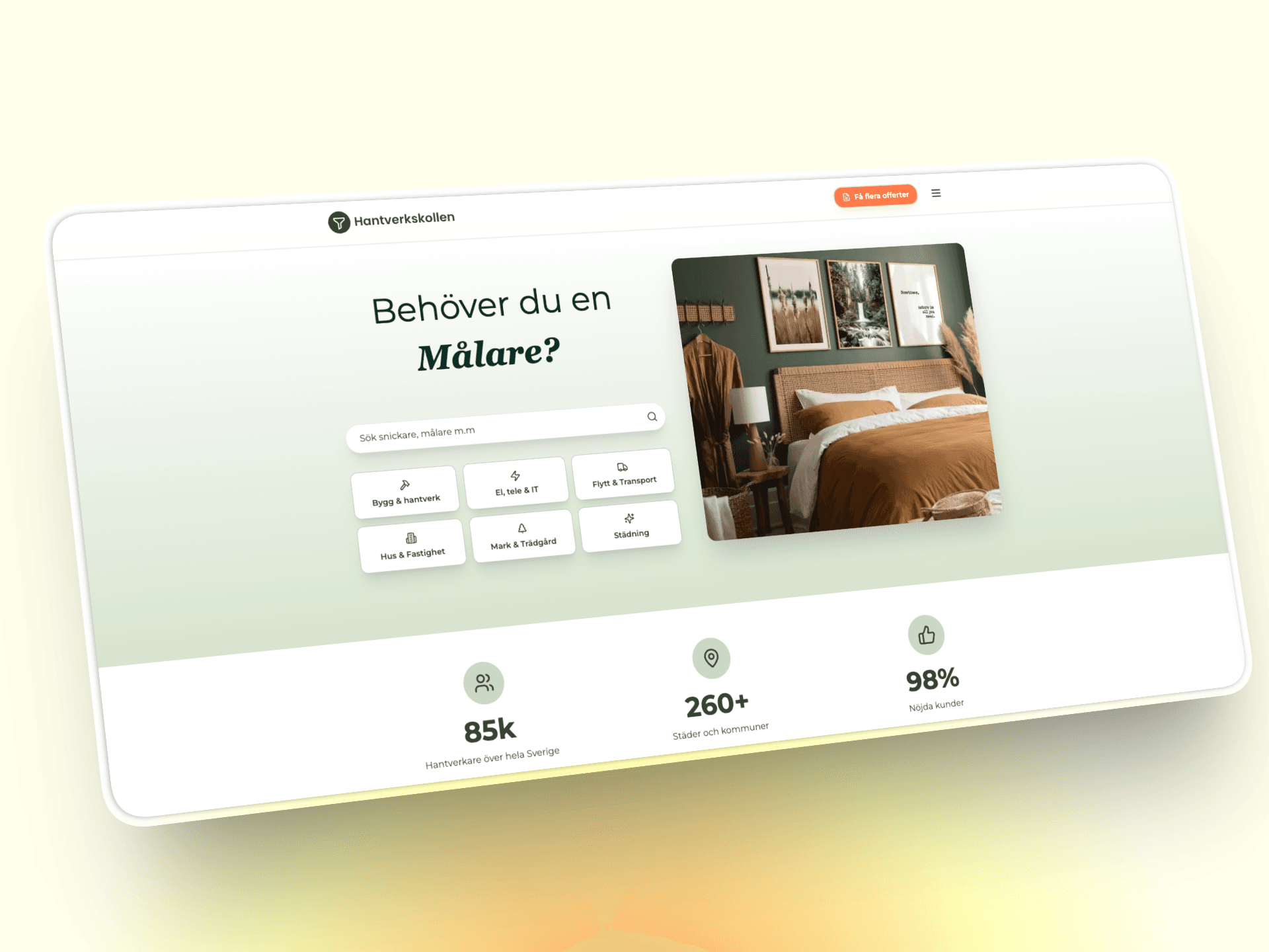 Hantverkskollen – Plattformen som matchar privatpersoner med hantverkare